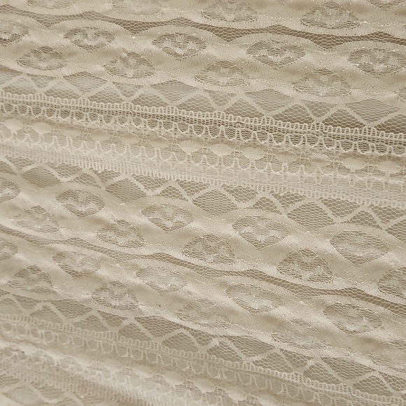 Heartsoul Full Length Champagne Lace Maxi Dress Size S - Picture 4 of 5